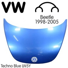 Volkswagen VW New Beetle 1998-2005 W5Y Techno Blue Metallic Bonnet