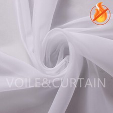 White fire retardant Voile