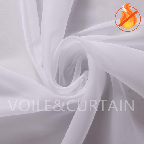 White fire retardant - , voile