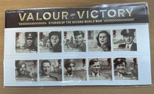 ROYAL MAIL PRESENTATION STAMP SET VALOUR AND VICTORY STORIES OF WWII