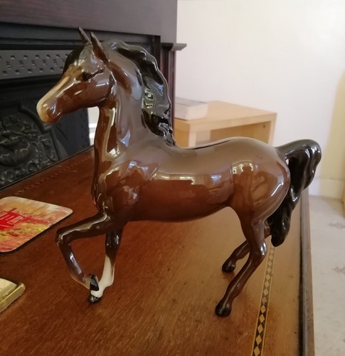 Beswick prancing arab horse - arab,