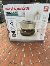 Morphy Richards MixStar Compact Stand Mixer Dual Rotating Beaters Whisks Dough
