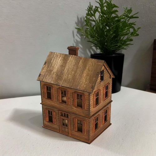 European building model - 1/72,
