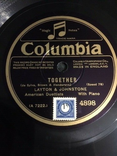 1928 layton and johnstone - 1928, 10"
