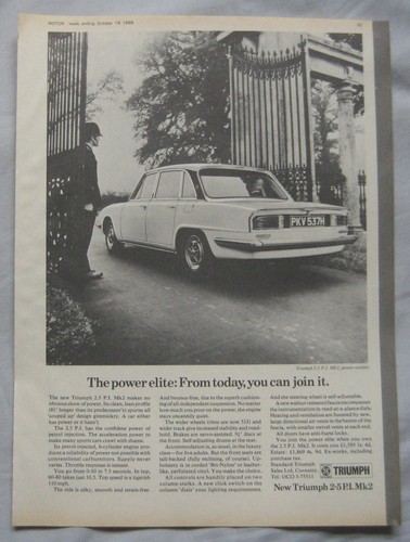 1969 triumph 5pi - 1969, 2.5pi