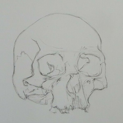 Original small linear - , pencil