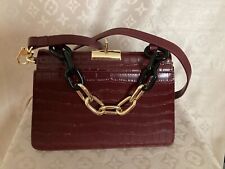 kassandre burgundy leather bag crossbody
