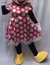 Minnie Mouse Adult Costume BODY Halloween Birthday Disney Red Dress Outfit Girls