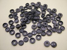 Screw covers screw caps hinged,dark grey,pack 100, to fit no.6 & no.8 screws