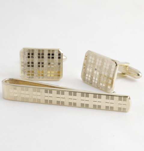 Burberrys nova check cufflinks - check,