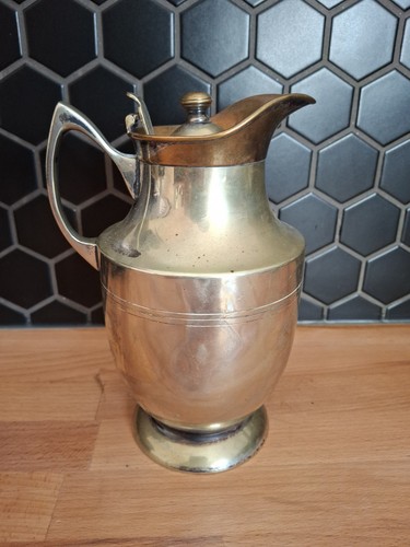Antique silver plated thermos - antique, silver-plated