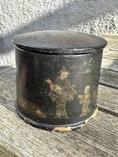 Small Vintage Chinese Japanese Paper Mache lacquerware Pot