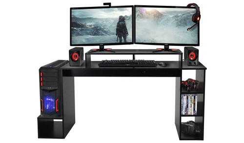 Gaming desk black - desk,