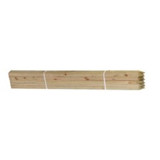 10 x 1.8m 6ft x 32mm Square & Pointed Wood Tree Stakes Posts