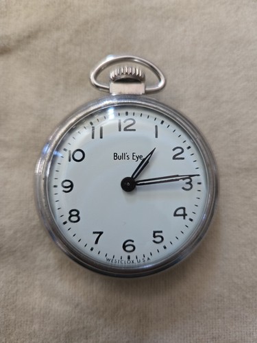 Bulls eye pocket watch - pocket,