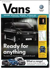 Volkswagen Vans 2011-12 UK Market Sales Brochure Caddy Maxi Transporter Crafter