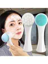 Manual Face Wash Brush Double Sided Facial Blackhead Cleansing Exfoliating Scrub