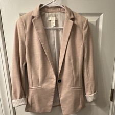 H&M Light Pink Blazer Women's