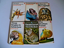 Gerald Durrell Books Bundle 6x Paperbacks 1969-1979
