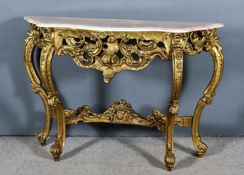 Louis xvi gilt console - console, table