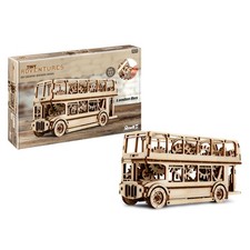 Revell 3D Puzzle London Bus Tiny Adventures DIY Creative Wooden Model 00618