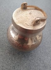 Solid Brass Milk Churn