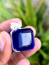 90.20 Ct Natural Blue Cube Cut