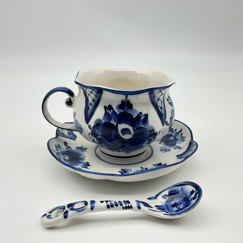 Vintage hand painted russian - hand,