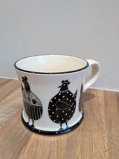 Moorland Pottery Countryware Chicken Design Illustrated Tankard Mug Cottagecore