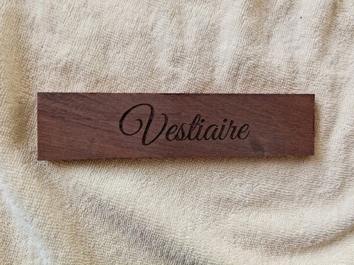 Laser engraved sign - laser,