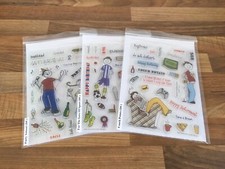 docrafts papermania Mens Clear Stamp Bundle