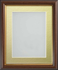 Mahogany Effect Photo Frames