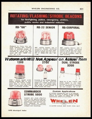 1970 whelan fire - whelan, lights