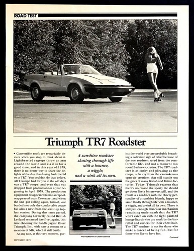 1979 triumph tr7 convertible - triumph,