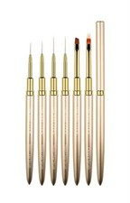 Luxury Gold Nail Art Brushes