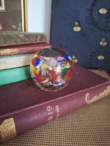 Vintage multicoloured glass - vintage,
