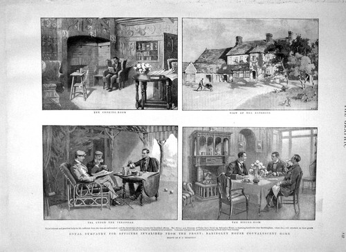 Old antique print 1900 - old,