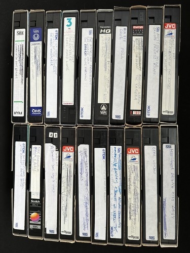 Used recordable vhs tapes - recordable,