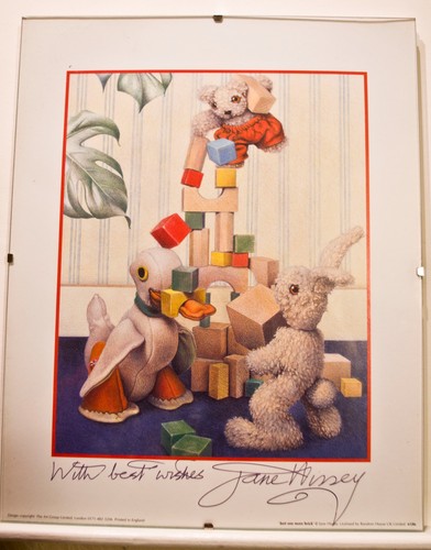 Jane hissey signed print - hissey,