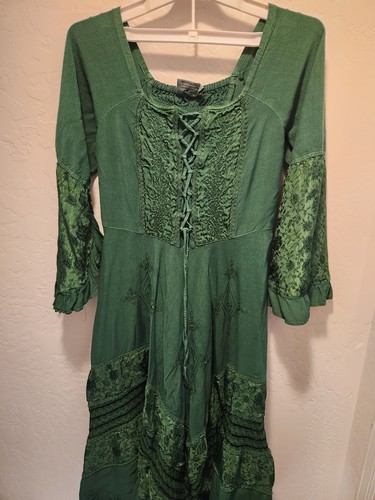 Holy clothing green lace - lace, up
