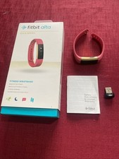 Fitbit Alta Gold Series Smartwatch Fitness Wristband With Box *NO CHARGER*