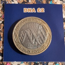 2003 Two Pound Coin DNA Double