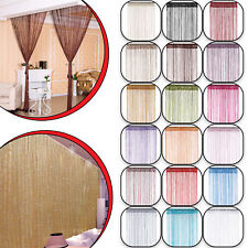 Premium Hanging String Curtain Panels Net Beaded Room Divider Door Fly Screen