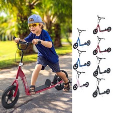 Teen Push Scooter Kids Children Stunt Scooter Bike Bicycle Ride On 12" Tyres New