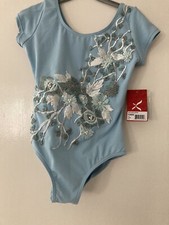 Pale Blue Girls Dance Leotard
