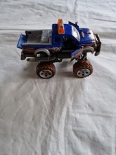 Rally Monster Truck Die Cast Metal Pull Back Vehicle XR7 Super Bat