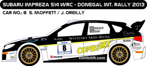 Decals subaru impreza wrc - 1/43,