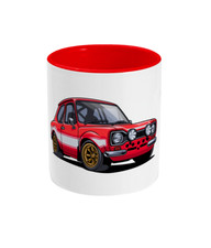 Ford Escort Rally Car Cartoon