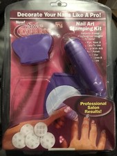 Nail art stamping kit- Stamper, Scraper, 6 Metal Plates, Plate Holder