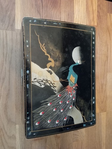 Vintage japanese black lacquer - vintage,